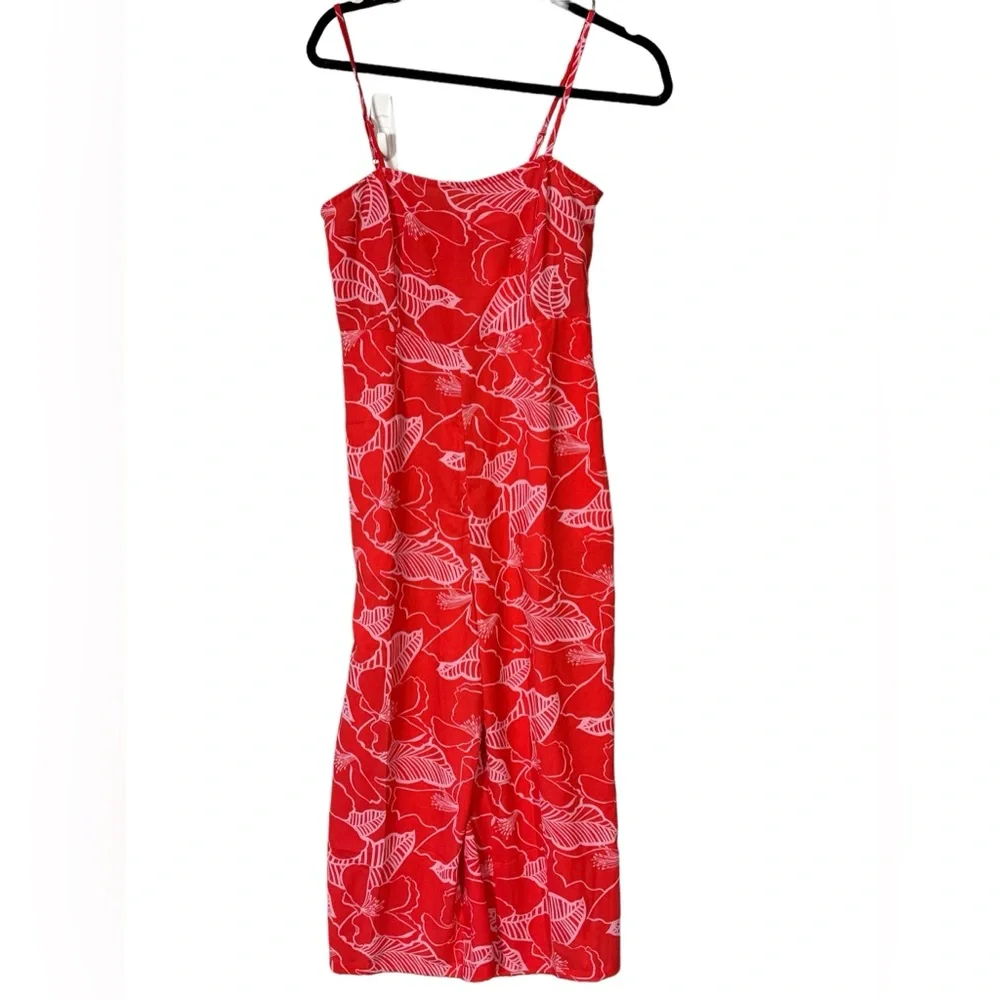 Sugarlips Ginger Floral Square Neck Jumpsuit Size Small NWT - Picture 5 of 7